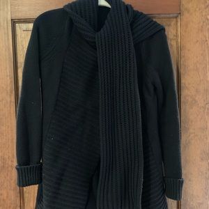 Theory Black Knit Sweater
